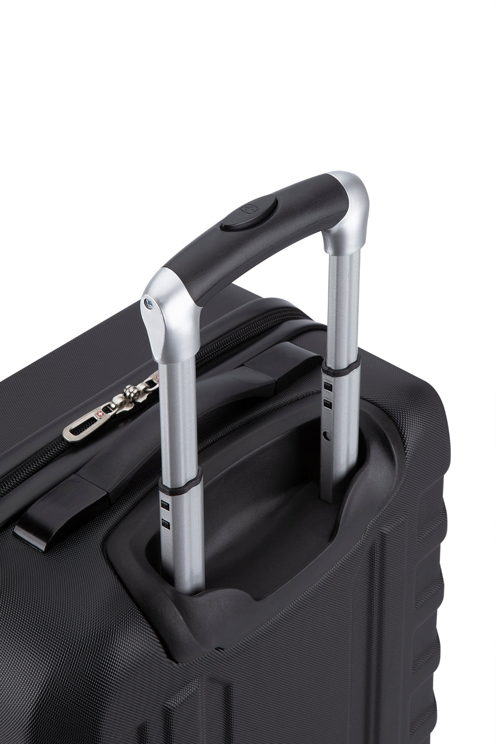 SWISSGEAR - Vernier Collection Carry-on Hardside Luggage - Black - 06