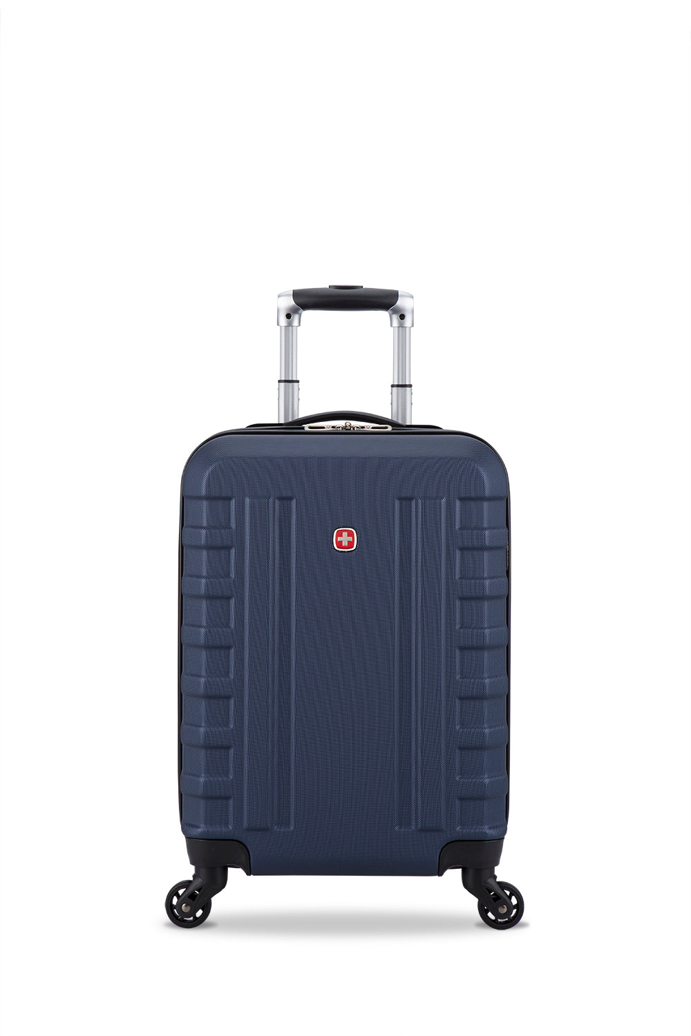 SWISSGEAR - Vernier Collection Carry-on Hardside Luggage - Navy - 04