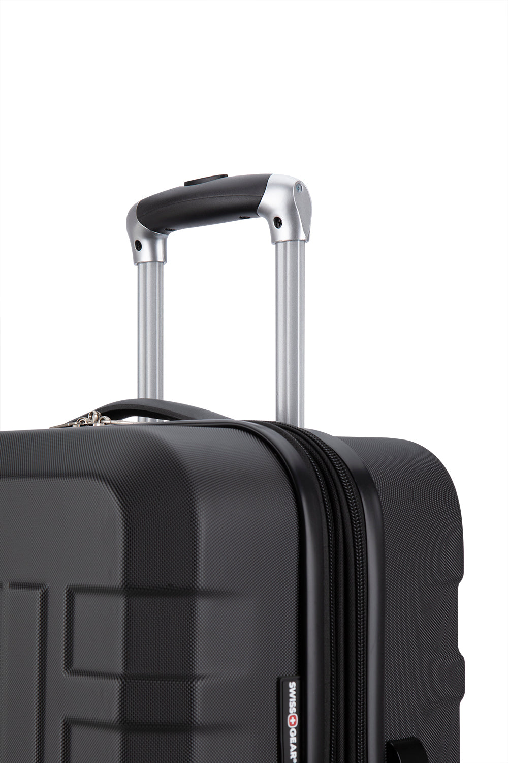 SWISSGEAR - Vernier Collection 3 Piece Expandable Hardside Luggage Set - Black - 06