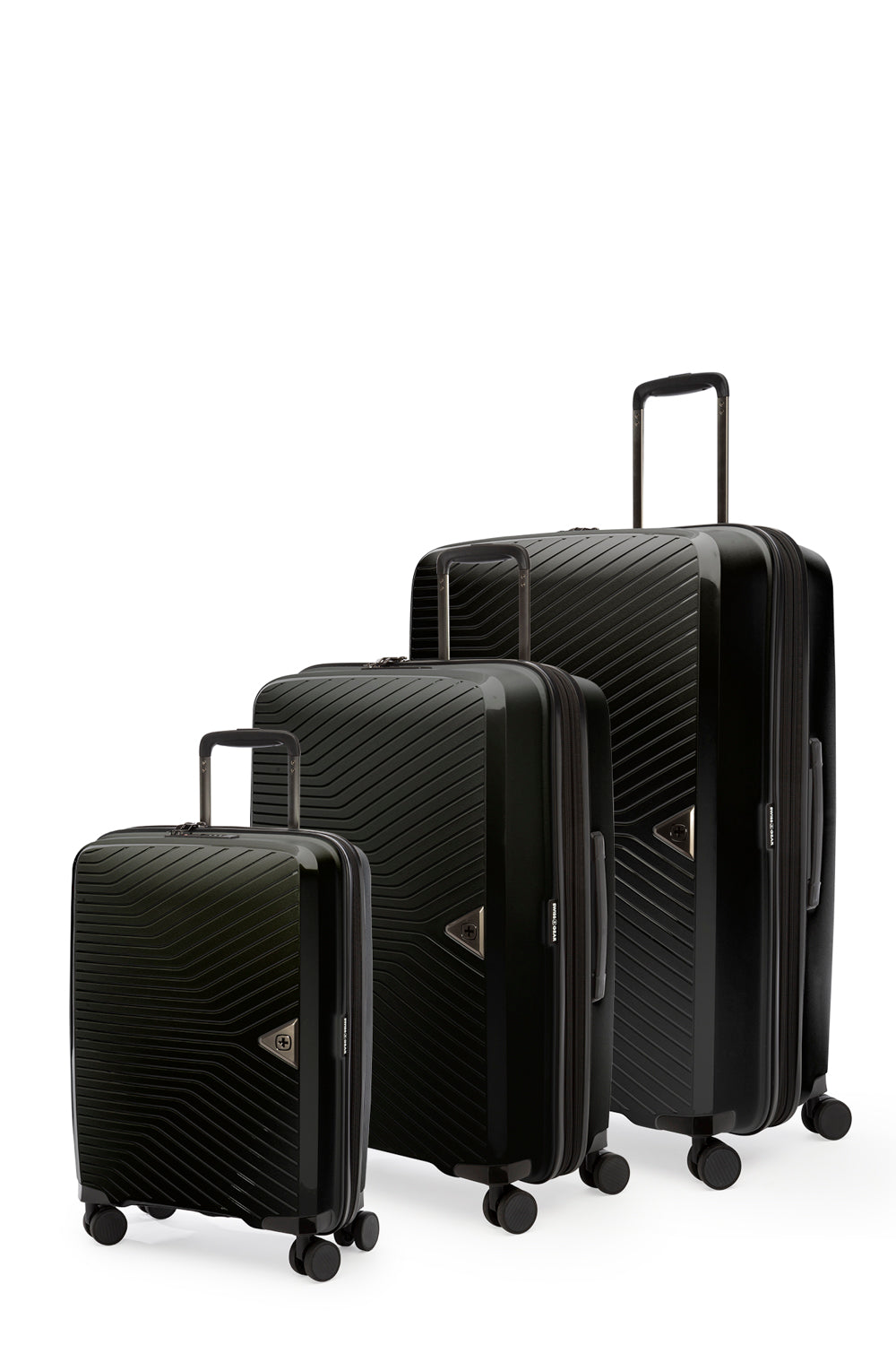SWISSGEAR - ULTRA-LITE Collection Hardside 3 Piece Set - Black - 02