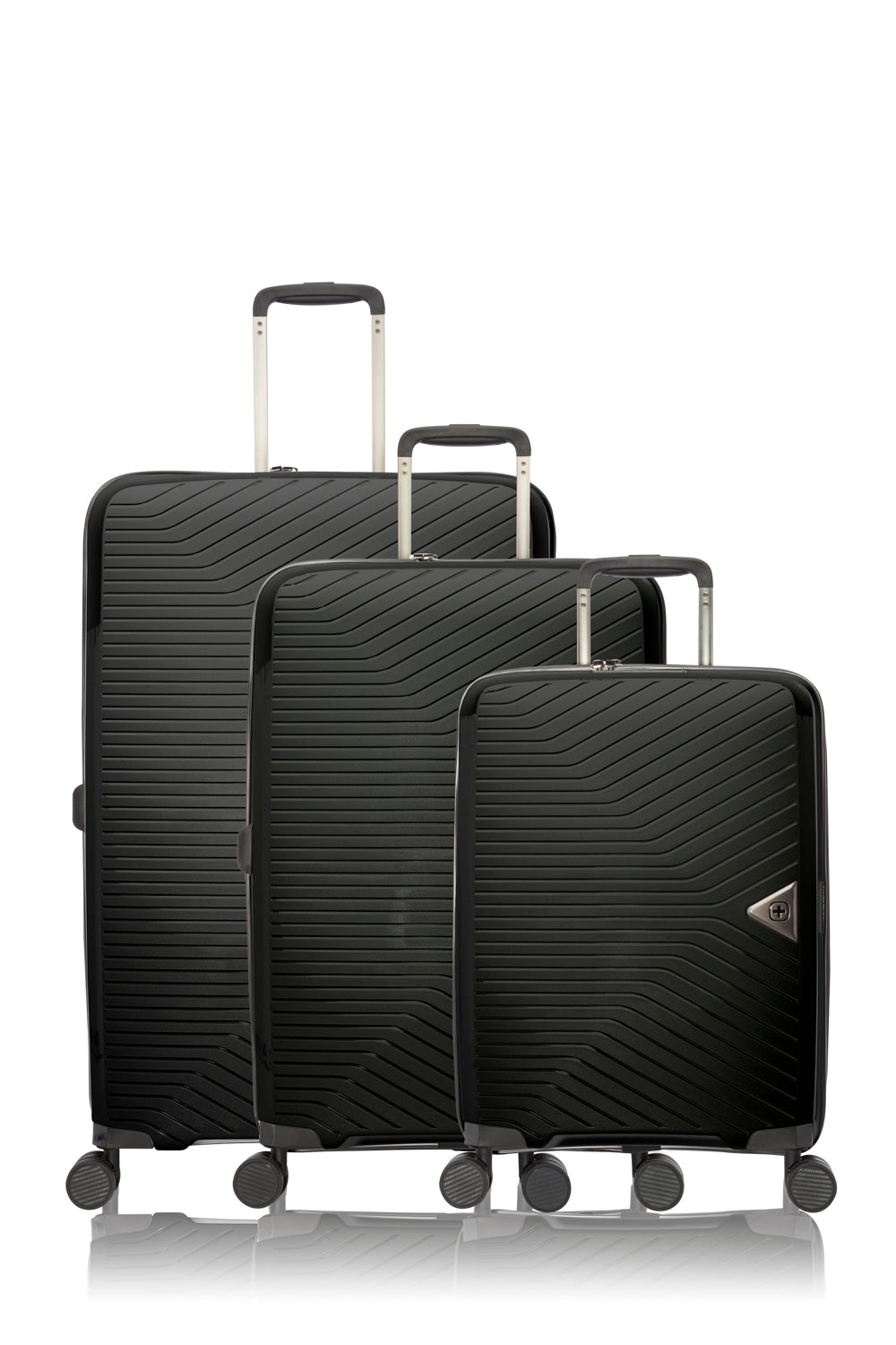SWISSGEAR - ULTRA-LITE Collection Hardside 3 Piece Set - Black - 01