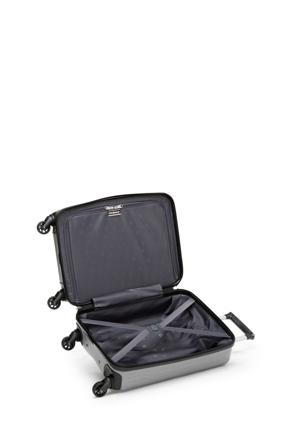 SWISSGEAR - DIVINE Collection Carry-On Hardside Luggage - Silver - 05