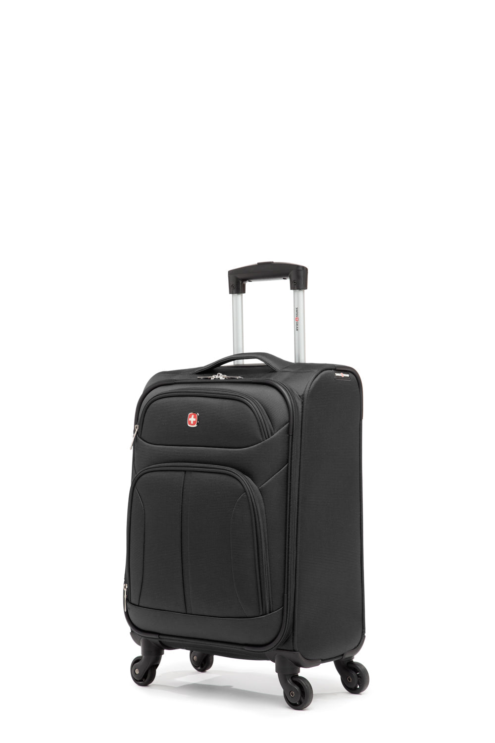 SWISSGEAR - Eclipse Collection Carry-On Upright Luggage - Black - 02
