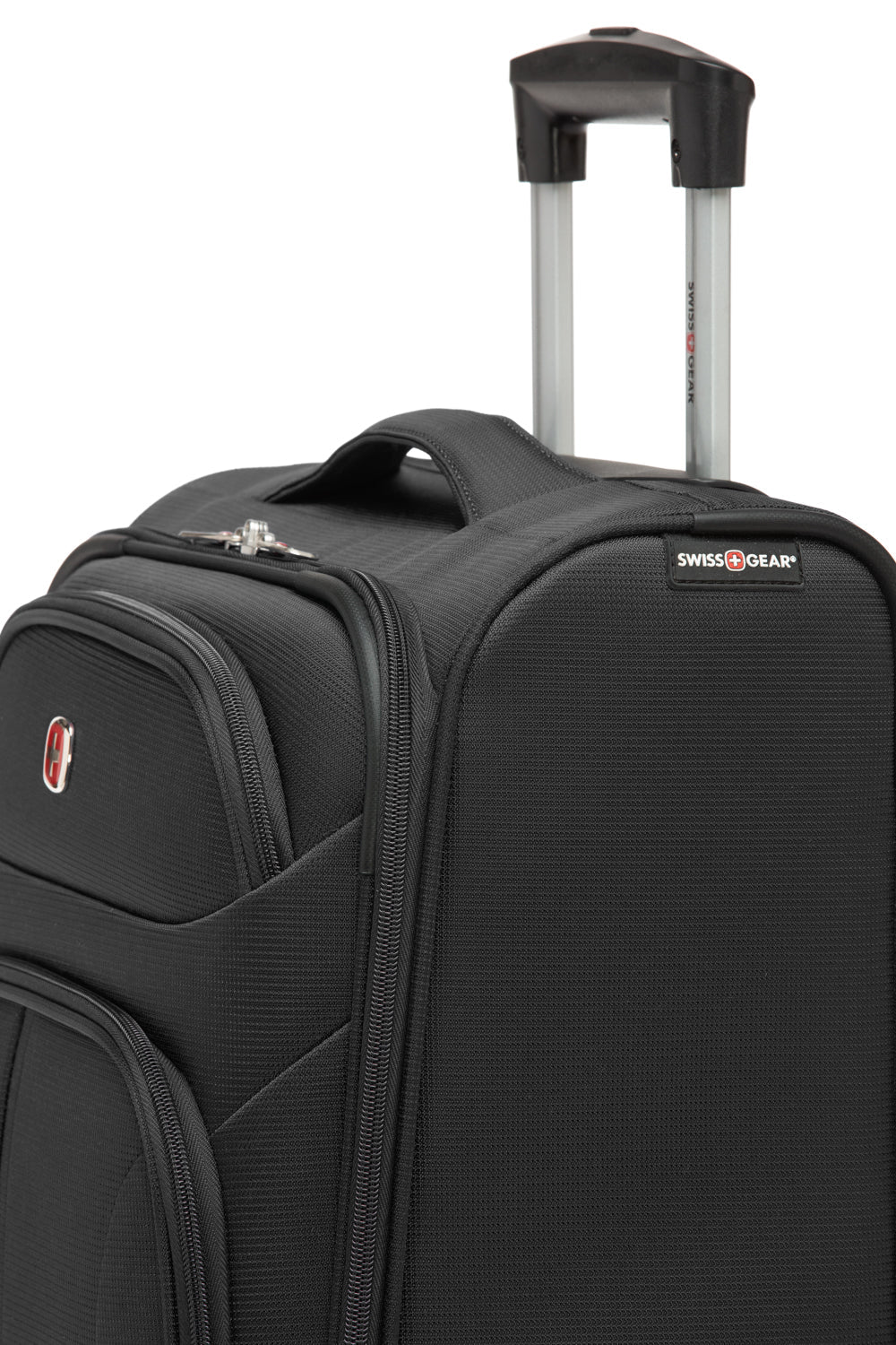 SWISSGEAR - Eclipse Collection Carry-On Upright Luggage - Black - 07
