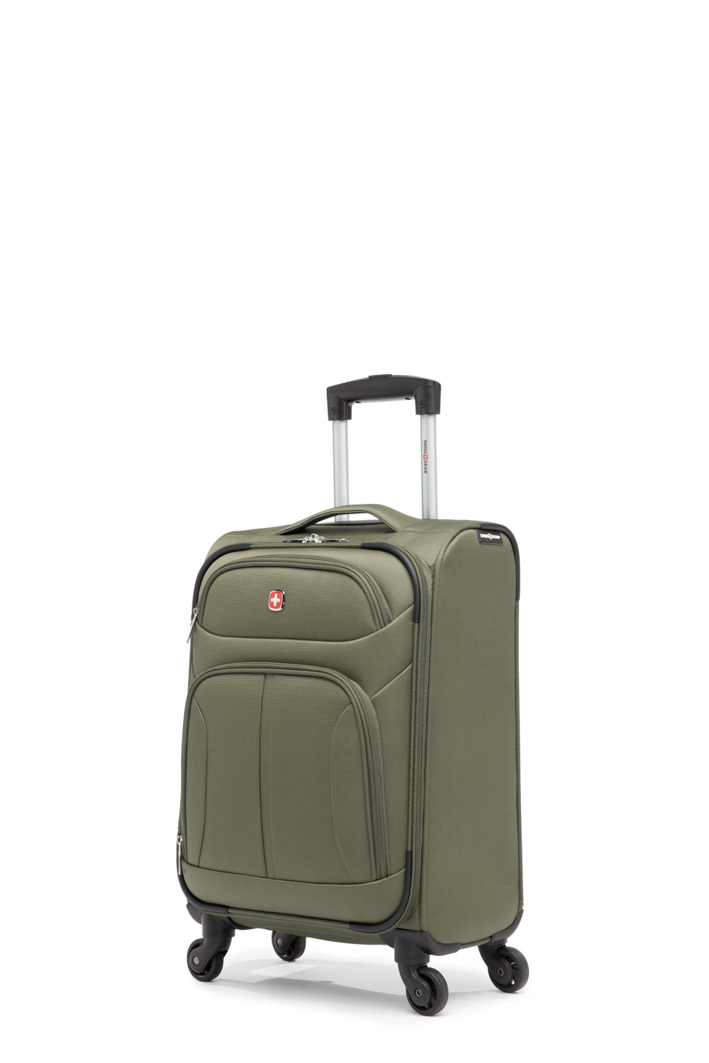 SWISSGEAR - Eclipse Collection Carry-On Upright Luggage - Slate Green - 02