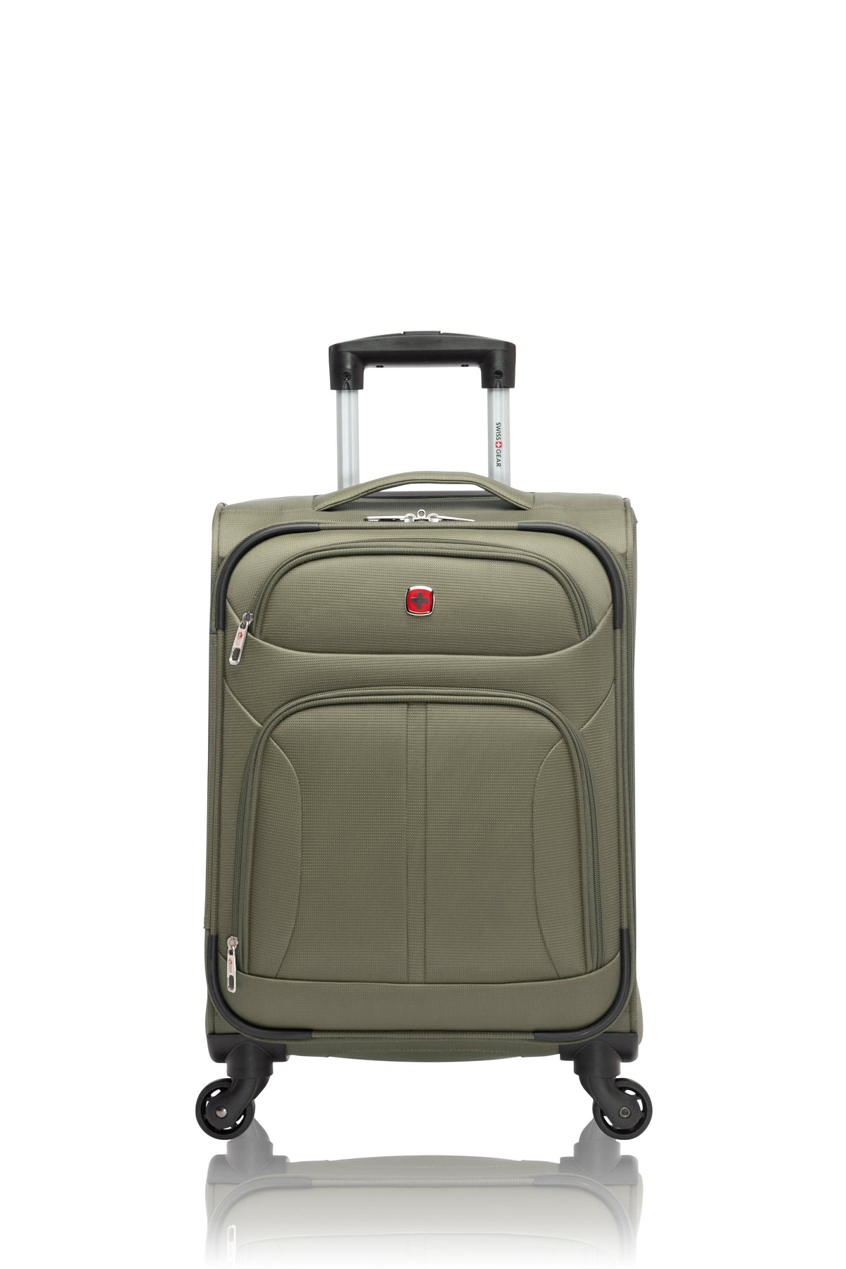 SWISSGEAR - Eclipse Collection Carry-On Upright Luggage - Slate Green - 01