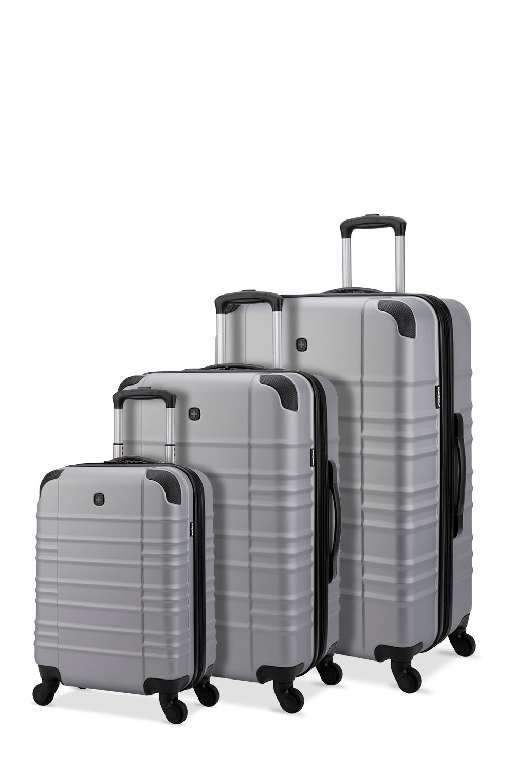 SWISSGEAR - SONIC Collection Hardside 3 Piece Set - Silver - 02
