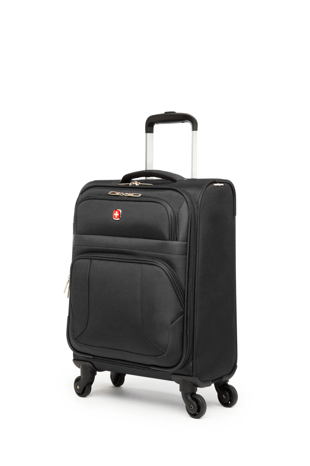 SWISSGEAR - ROUND TRIP II Collection Carry-On Upright - Black - 02