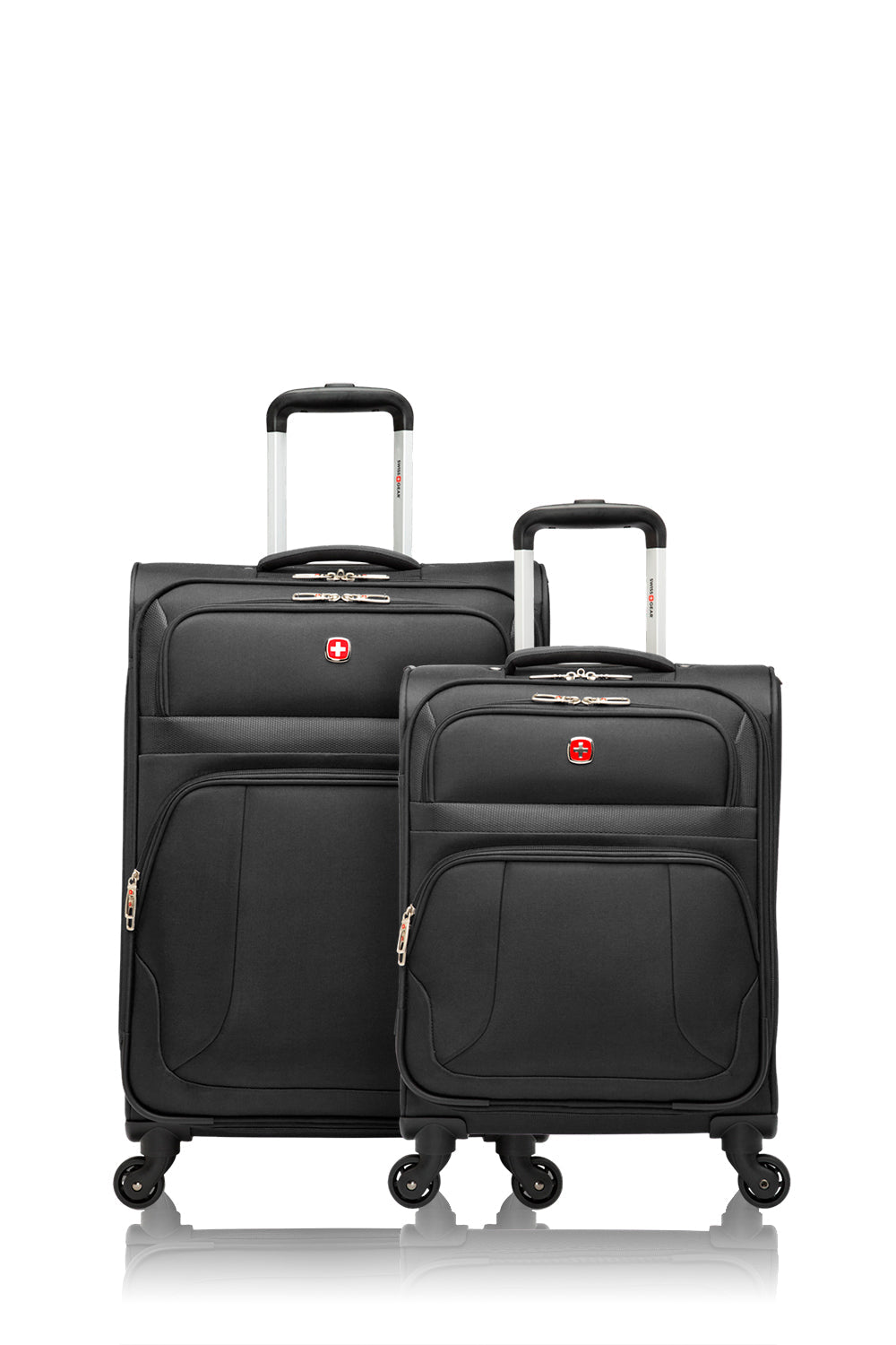 SWISSGEAR - ROUND TRIP II Collection Upright 2 Piece Set-Black - Black - 02