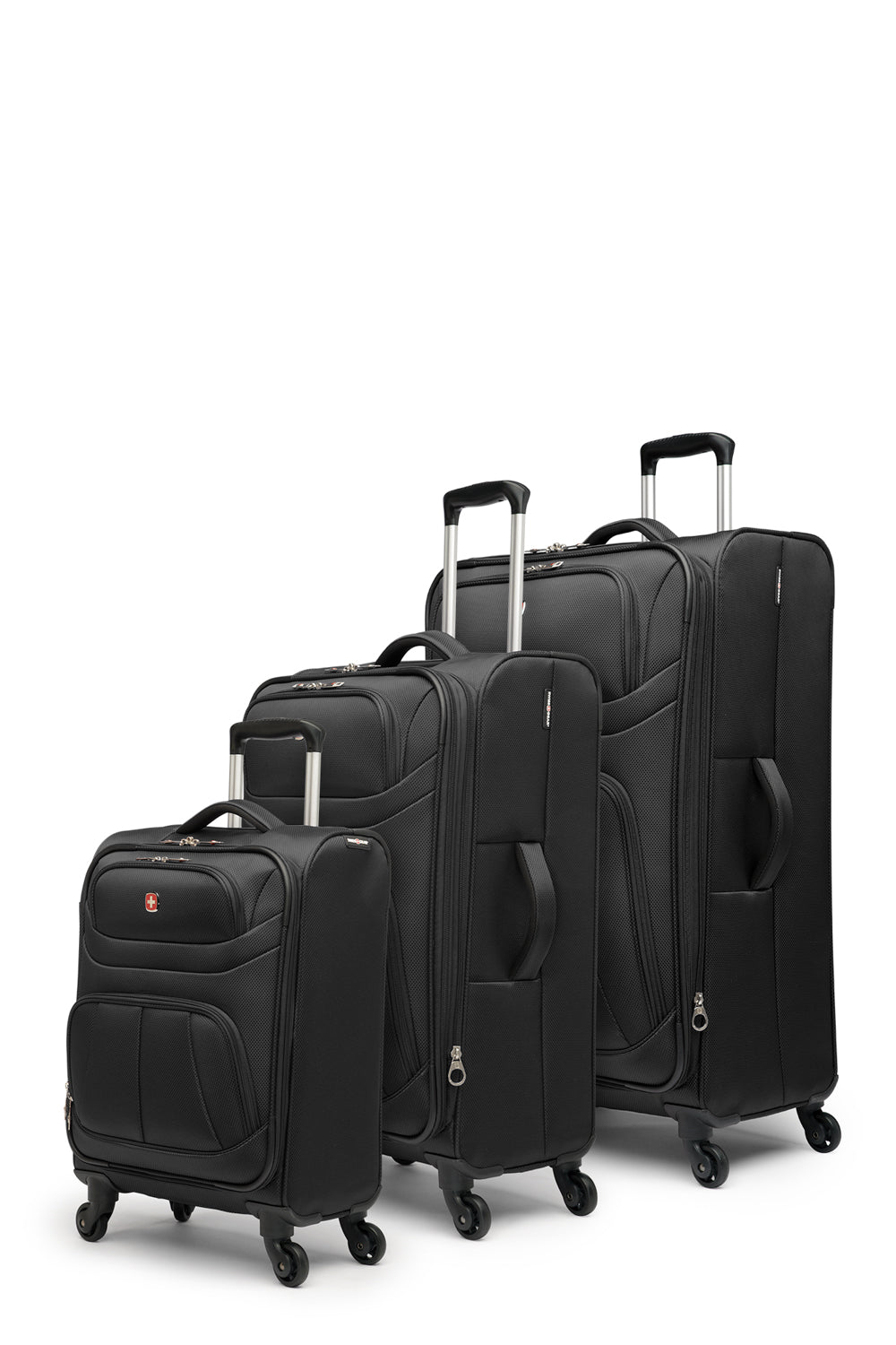 SWISSGEAR - Get Away II Collection Upright 3 Piece Set - Black - 02