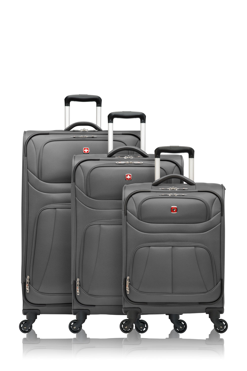 SWISSGEAR - Get Away II Collection Upright 3 Piece Set - Grey - 01