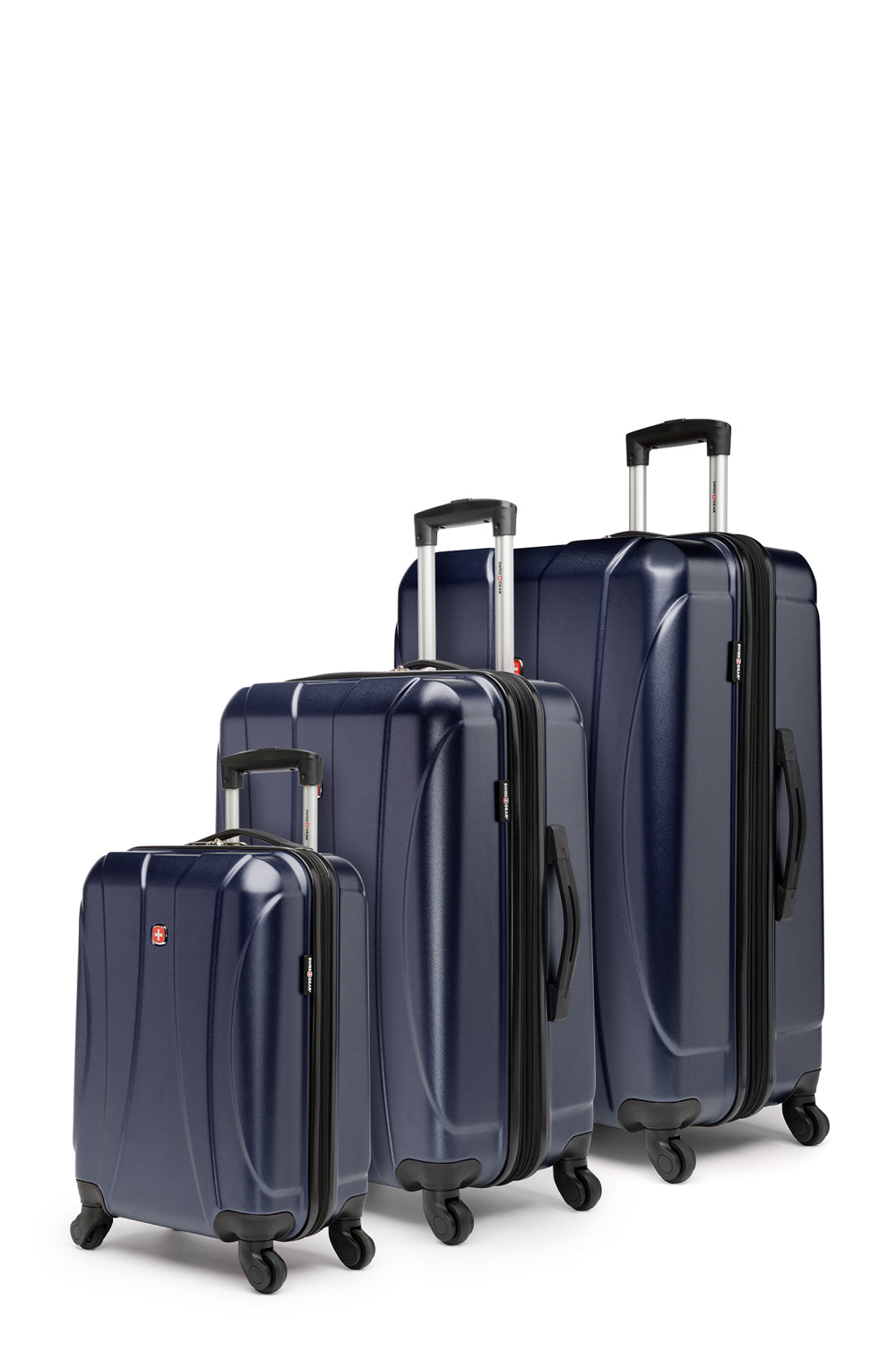 SWISSGEAR - ICONIC Collection Hardside 3 Piece Set - Navy - 02