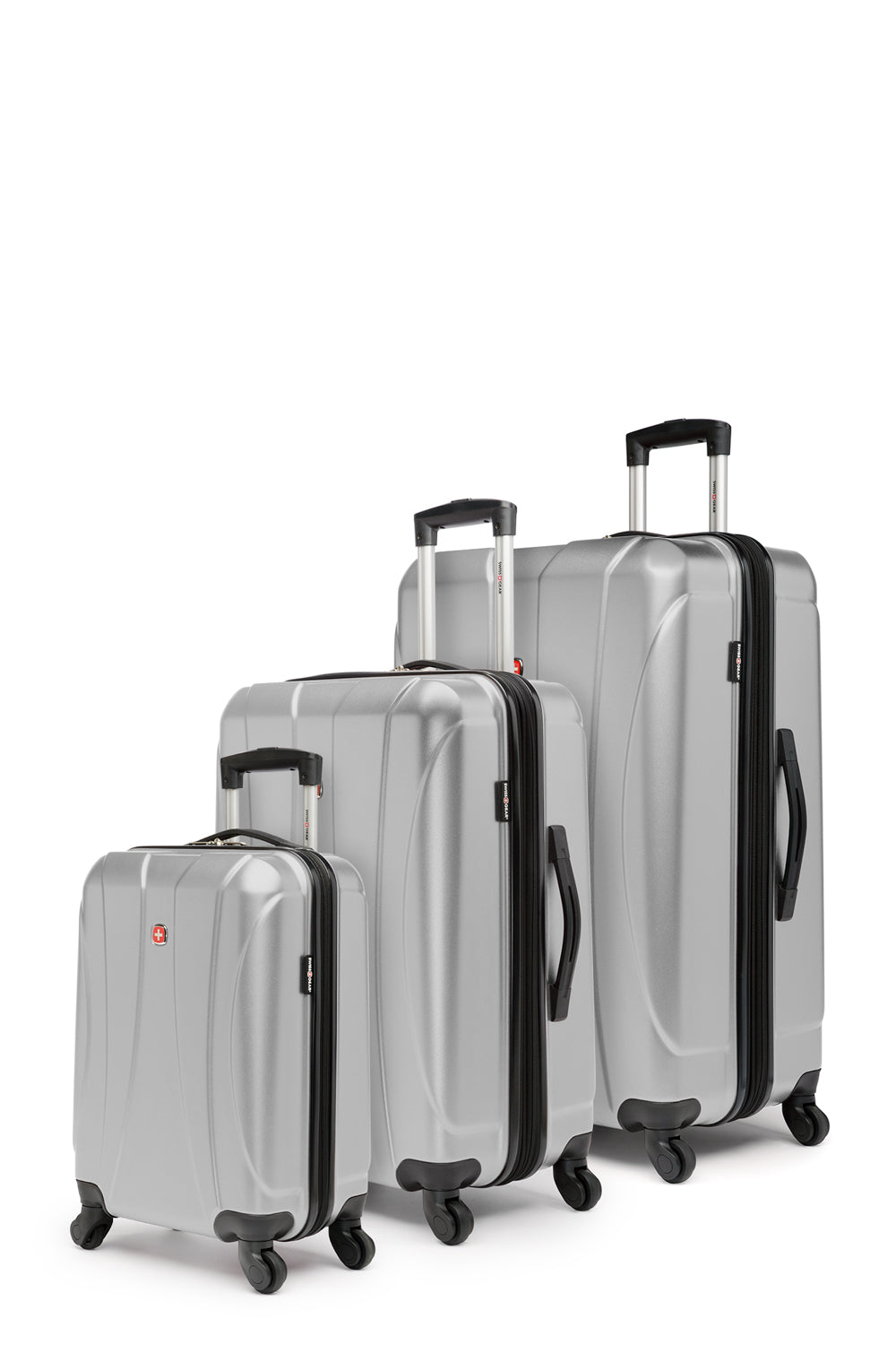 SWISSGEAR - ICONIC Collection Hardside 3 Piece Set - Silver - 02