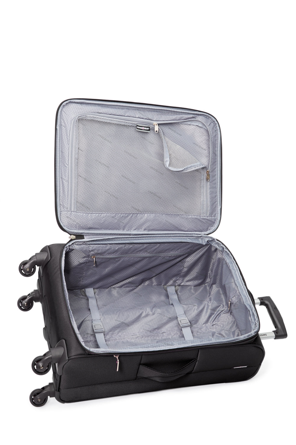 SWISSGEAR - Payerne Collection Upright Luggage 3 Piece Set - Black - 06