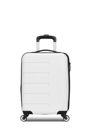 SWISSGEAR Signature 19 inch Expandable Carry On Hardside Spinner Luggage - White