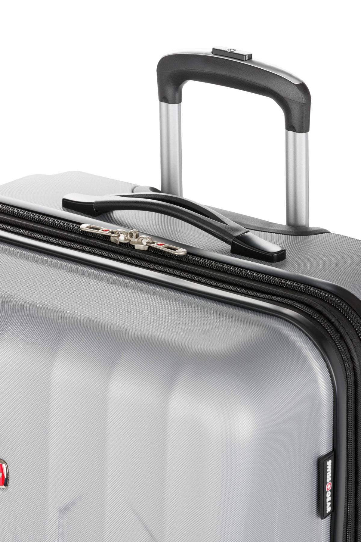 SWISSGEAR - Chrome 3-Piece Spinner Set - Silver - 10