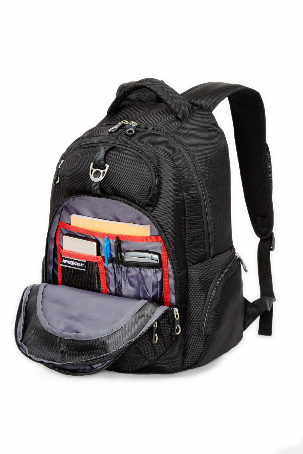 SWISSGEAR - Sion Collection Carry-On & 2417 Backpack Travel Bundle - Black - 13