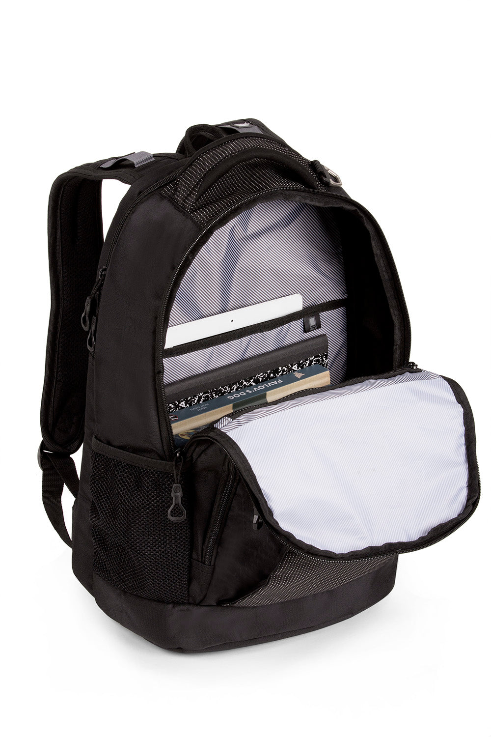SWISSGEAR - 5698 Laptop Backpack - Black/White Dots - 05