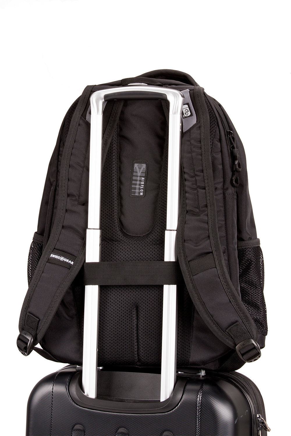 SWISSGEAR - 5698 Laptop Backpack - Black/White Dots - 07