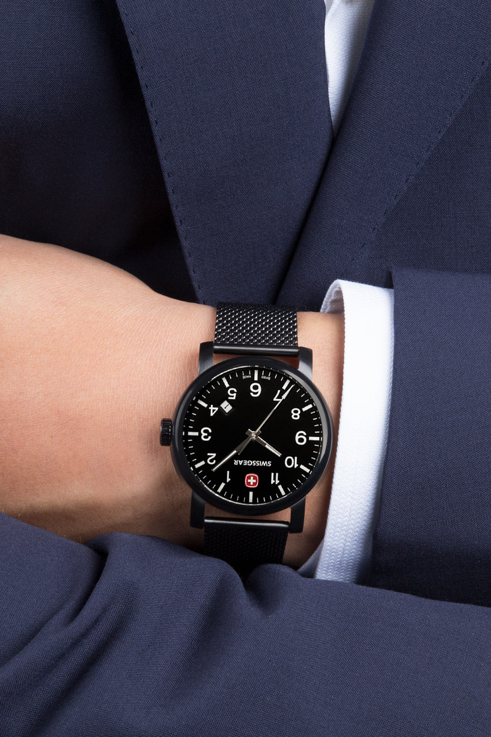 SWISSGEAR - Legacy Swiss Watch - Black/With/Black/Dial/Black/Strap - 02