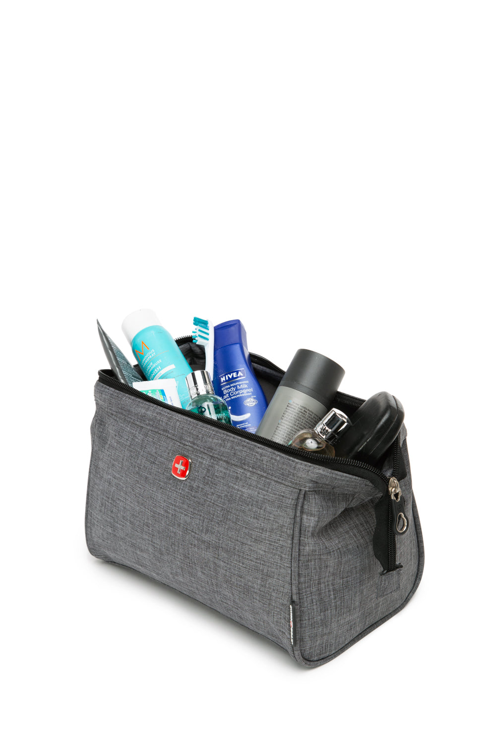 SWISSGEAR - 0493 Structured Toiletry Bag - Grey - 05