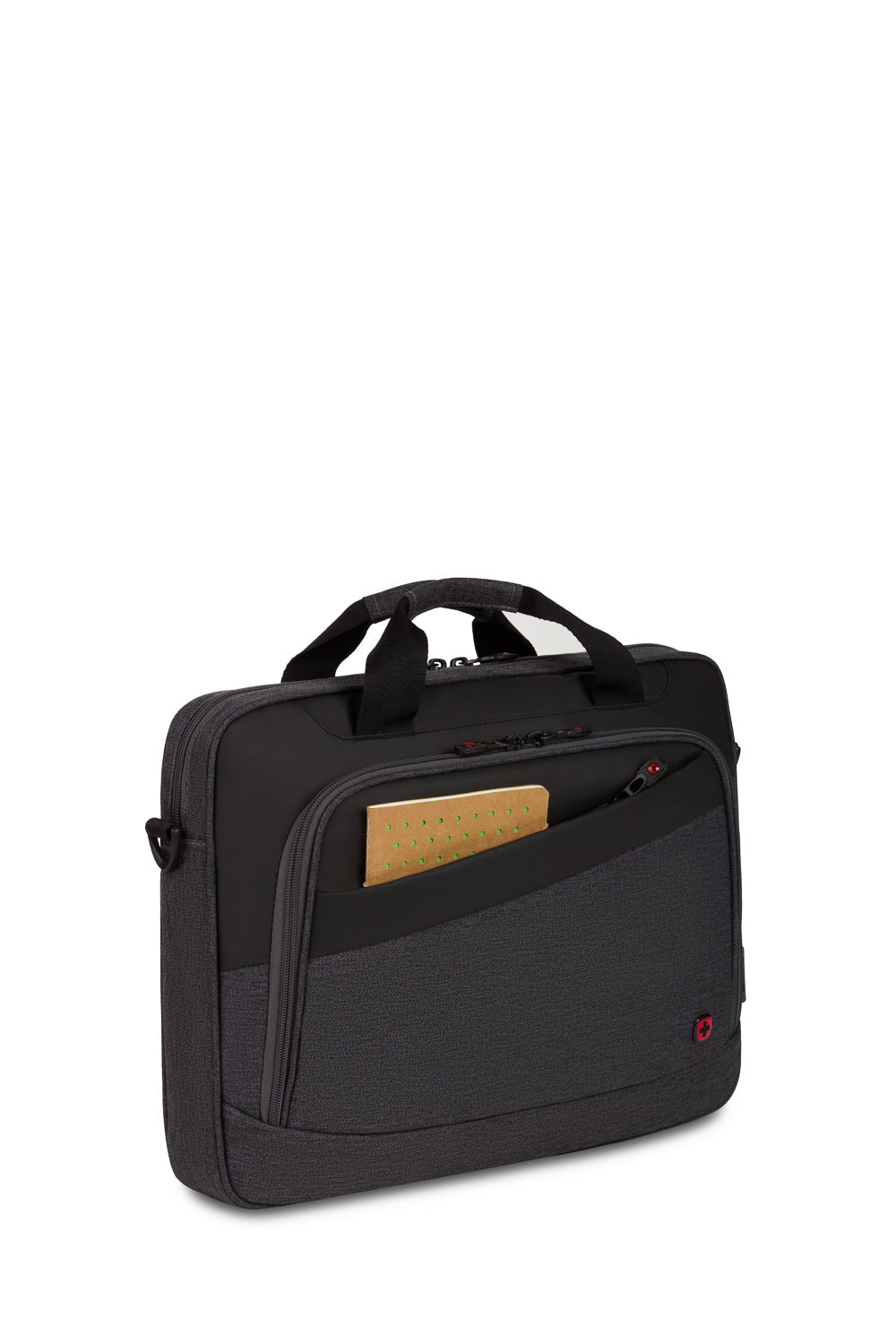 Wenger State 16 inch Slim Briefcase Zippered, padded front pocket for smaller accessories you want to keep handy and protected