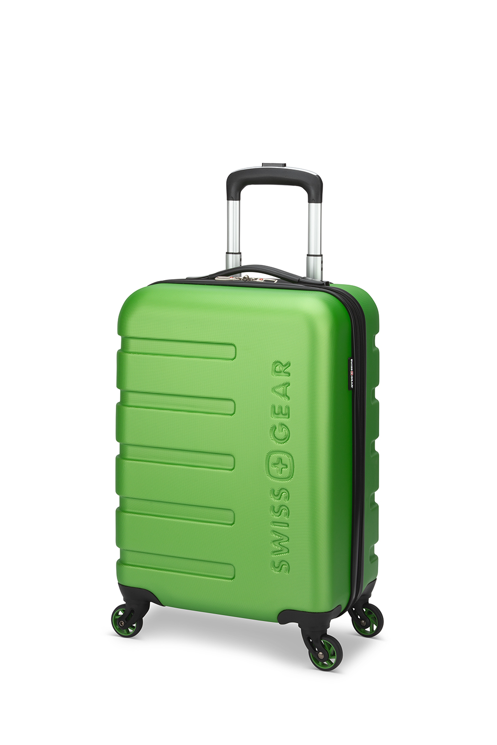 SWISSGEAR Signature Collection Carry On Hardside Luggage with Built In Cupholder Lime Green