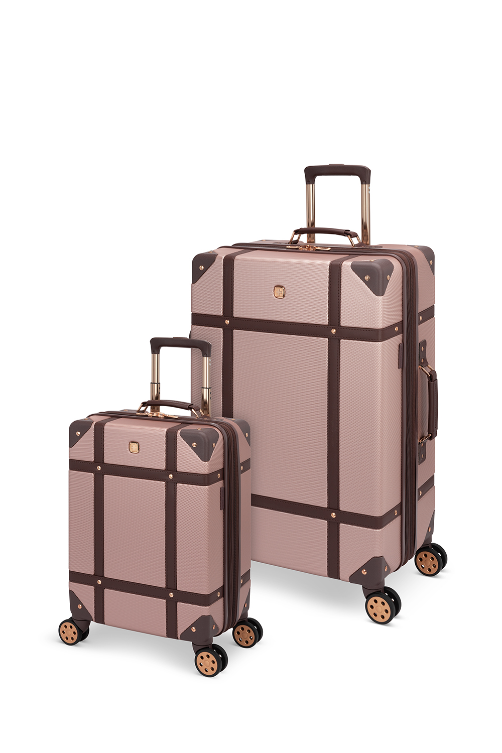 Blush luggage set sale
