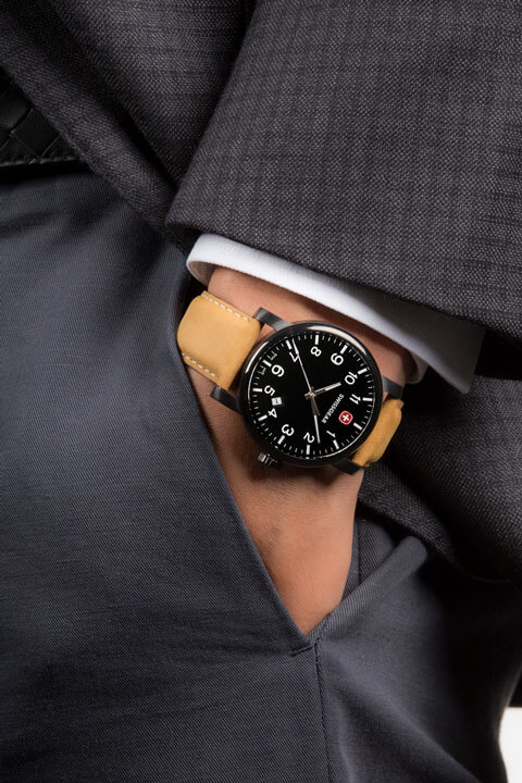 gear watch black