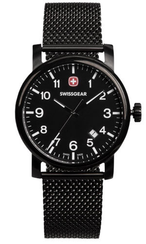 SWISSGEAR - Montre Legacy - Noire avec cadran noir et bracelet noir